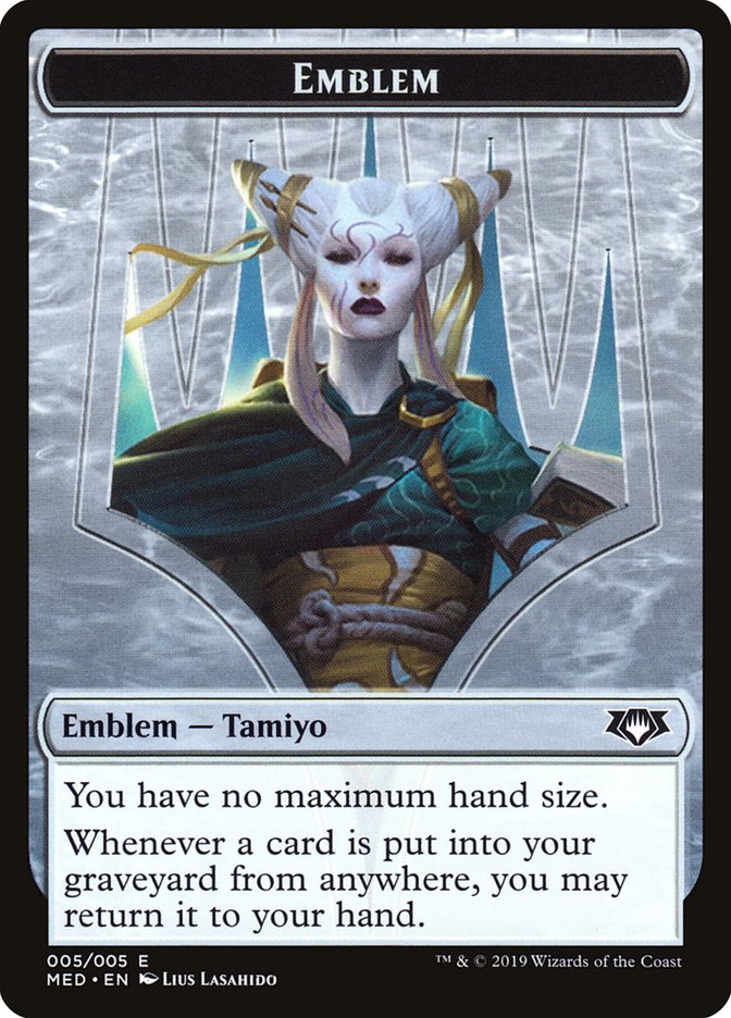 Tamiyo, the Moon Sage Emblem [Mythic Edition Tokens] | Silver Goblin