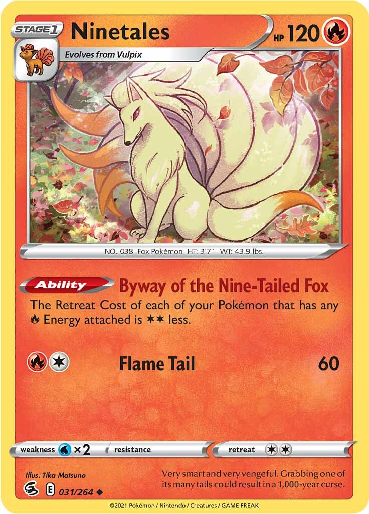 Ninetales (031/264) [Sword & Shield: Fusion Strike] | Silver Goblin