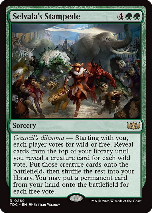 Selvala's Stampede (269) - Commander: Tarkir: Dragonstorm