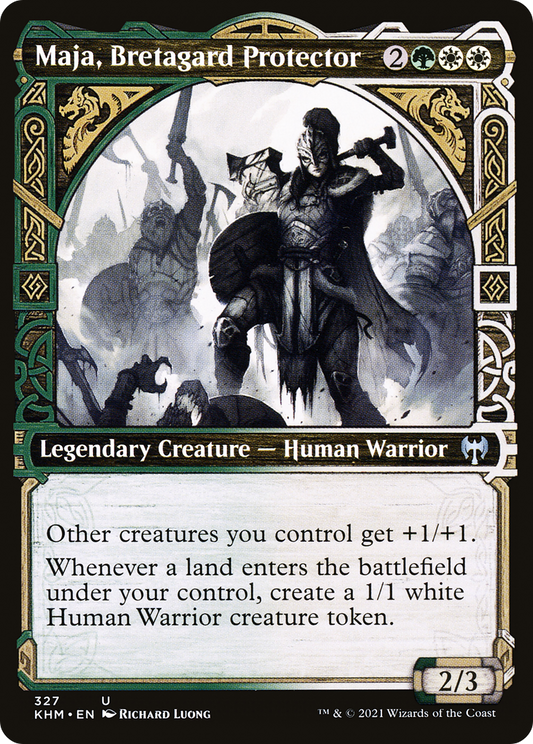 Maja, Bretagard Protector (Showcase) [Kaldheim]