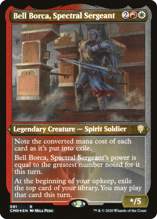 Bell Borca, Spectral Sergeant (Etched) [Commander Legends]