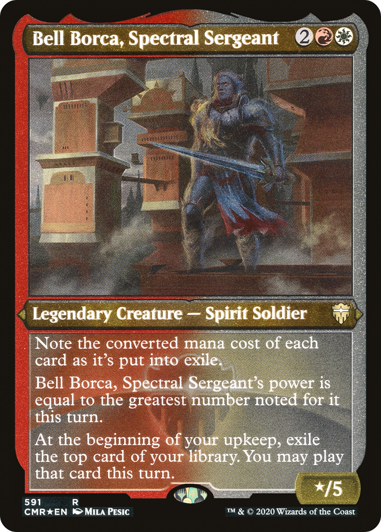 Bell Borca, Spectral Sergeant (Etched) [Commander Legends] | Silver Goblin