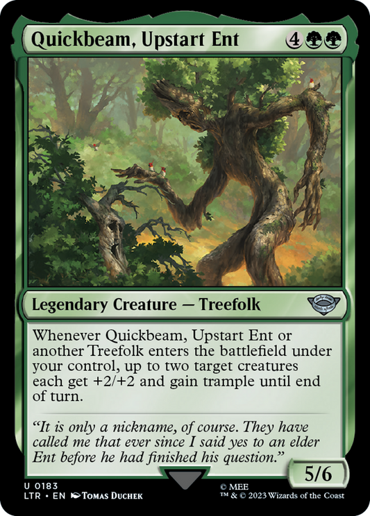 Quickbeam, Upstart Ent [The Lord of the Rings: Tales of Middle-Earth] Foil