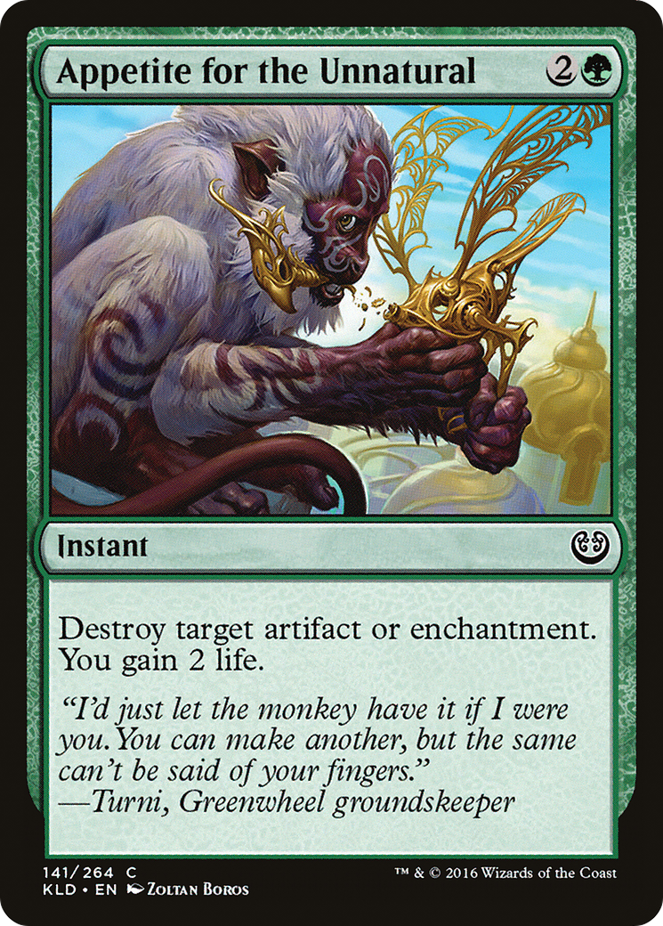 Appetite for the Unnatural [Kaladesh] | Silver Goblin