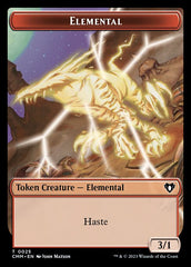 Spirit (0039) // Elemental (0025) Double-Sided Token [Commander Masters Tokens] | Silver Goblin