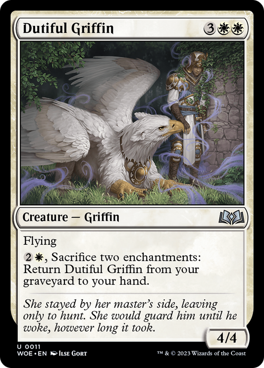 Dutiful Griffin [Wilds of Eldraine] Foil