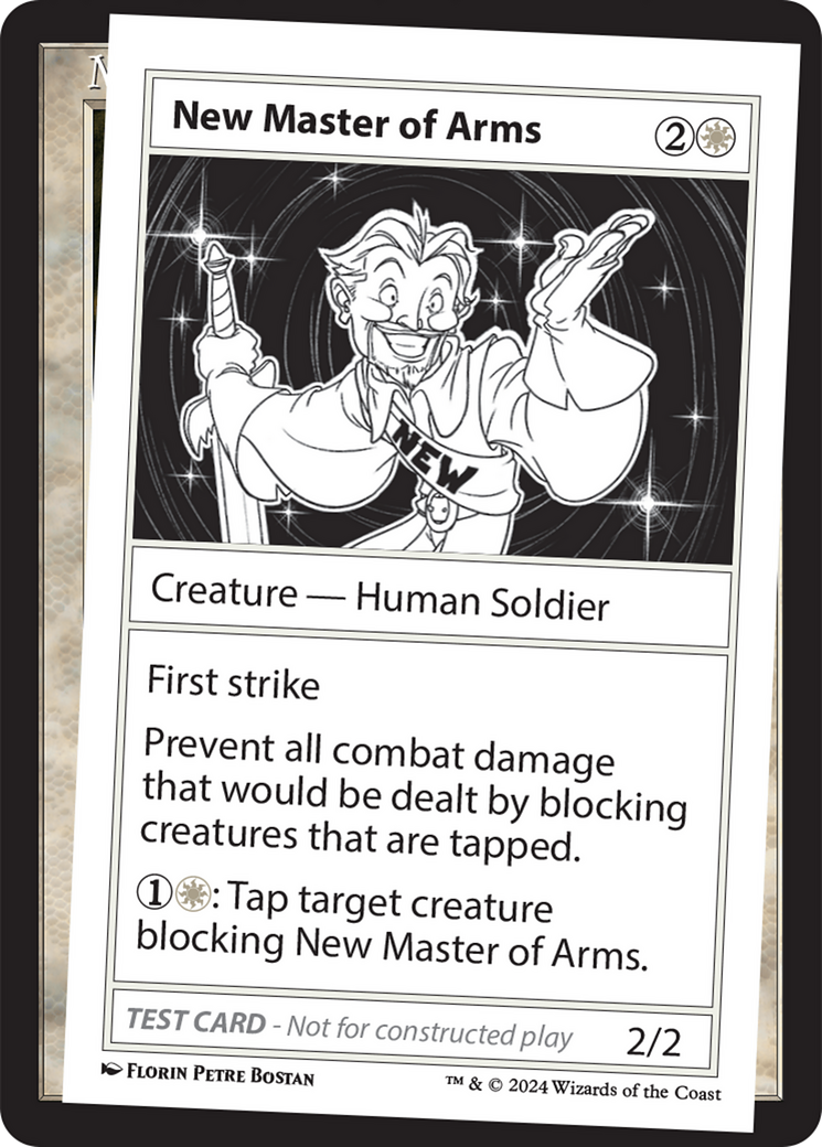 New Master of Arms [Mystery Booster 2 Playtest Cards] | Silver Goblin