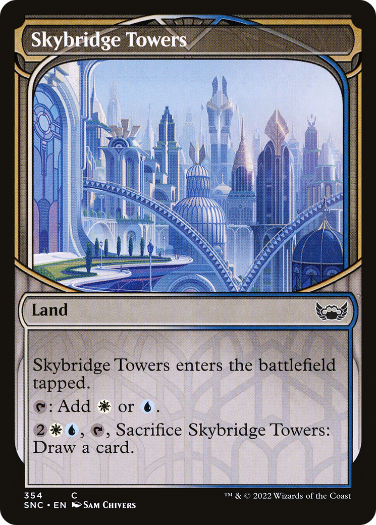 Skybridge Towers (Showcase Skyscraper) [Streets of New Capenna] | Silver Goblin