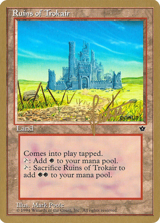 Ruins of Trokair (Bertrand Lestree) [Pro Tour Collector Set] | Silver Goblin