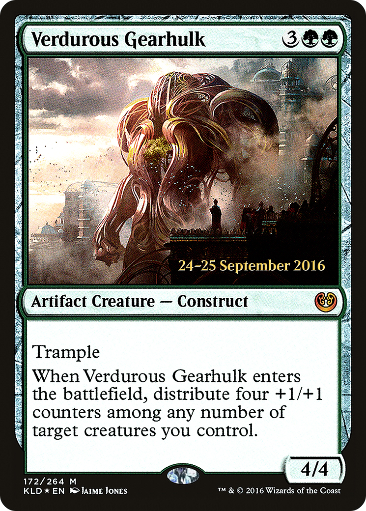 Verdurous Gearhulk [Kaladesh Prerelease Promos] | Silver Goblin