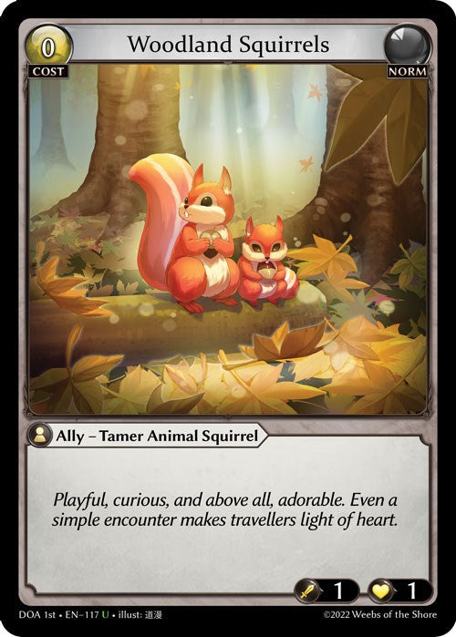 Woodland Squirrels (117) [Dawn of Ashes: 1st Edition] Foil
