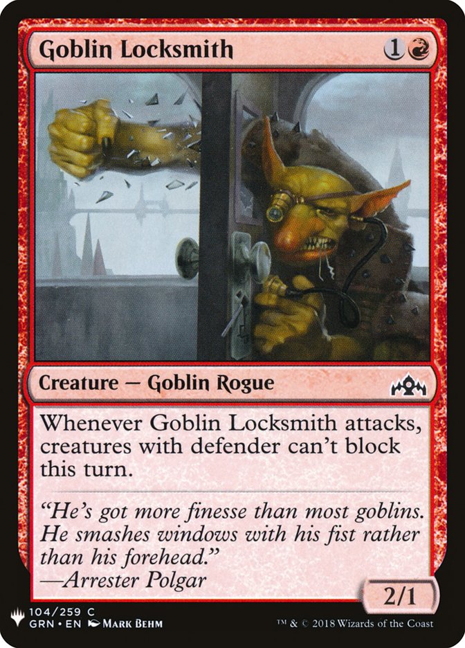 Goblin Locksmith [Mystery Booster] | Silver Goblin