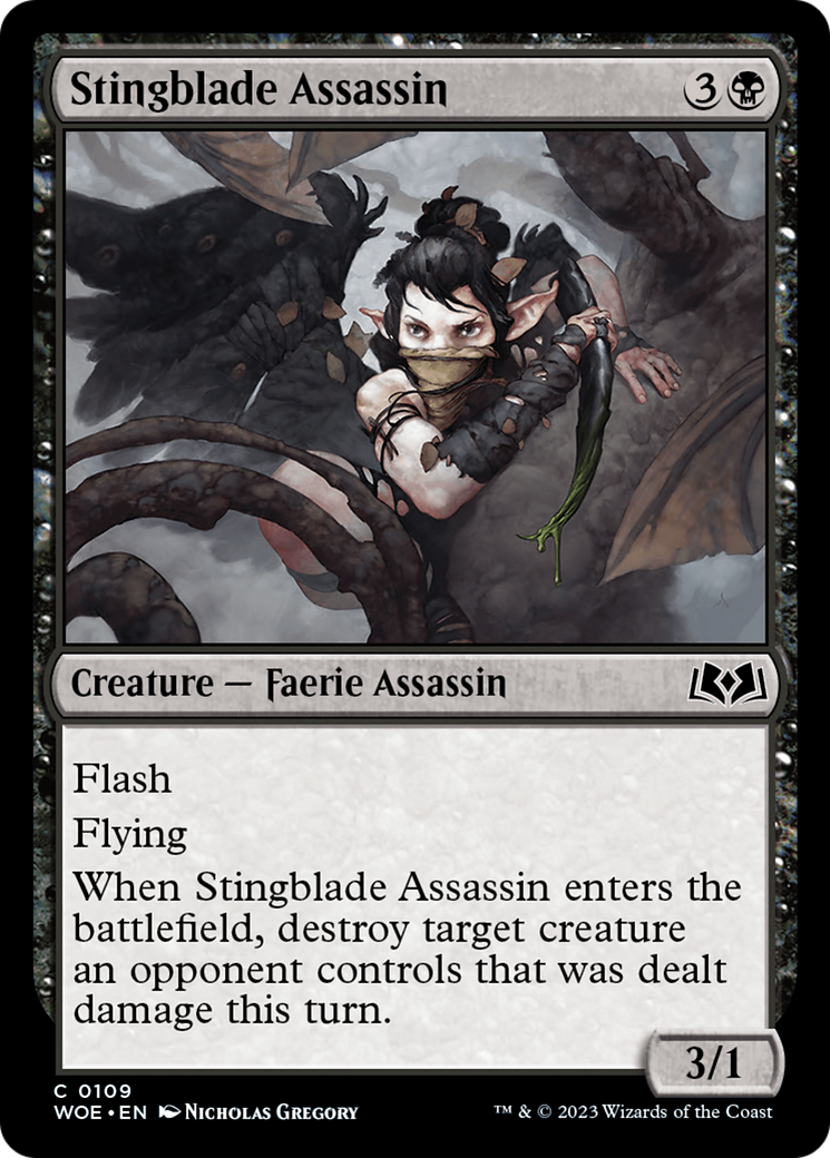 Stingblade Assassin [Wilds of Eldraine] | Silver Goblin