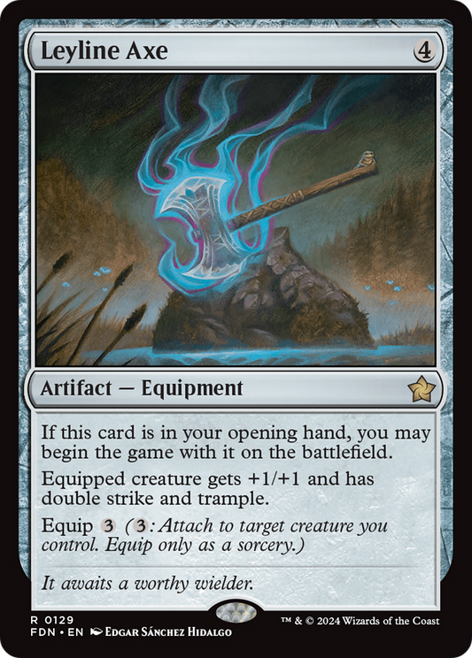 Leyline Axe [Foundations] Foil