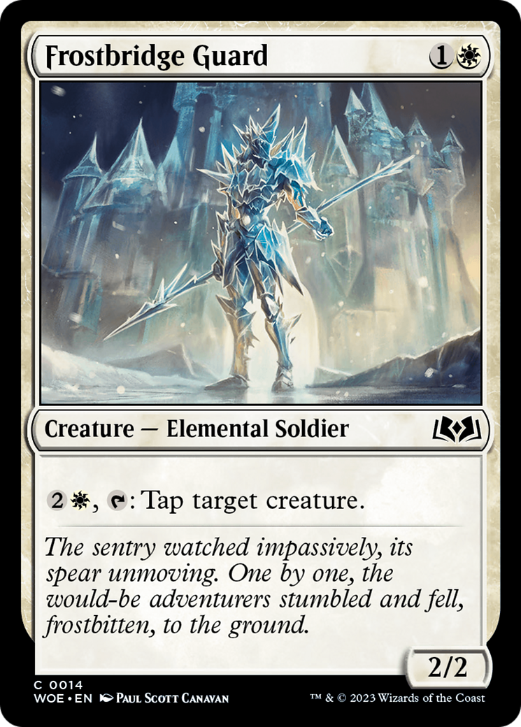 Frostbridge Guard [Wilds of Eldraine] | Silver Goblin