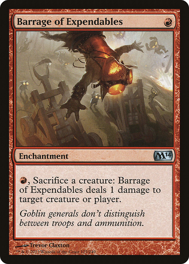 Barrage of Expendables [Magic 2014] Foil