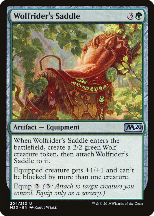 Wolfrider's Saddle [Core Set 2020] Foil