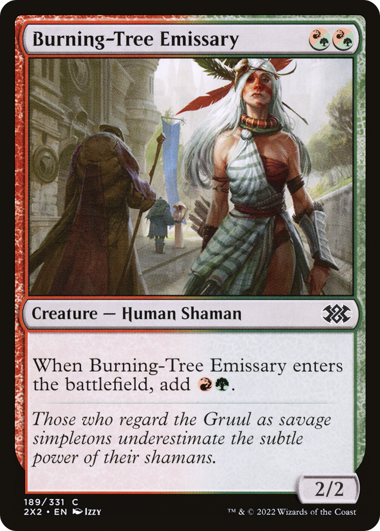 Burning-Tree Emissary [Double Masters 2022] | Silver Goblin