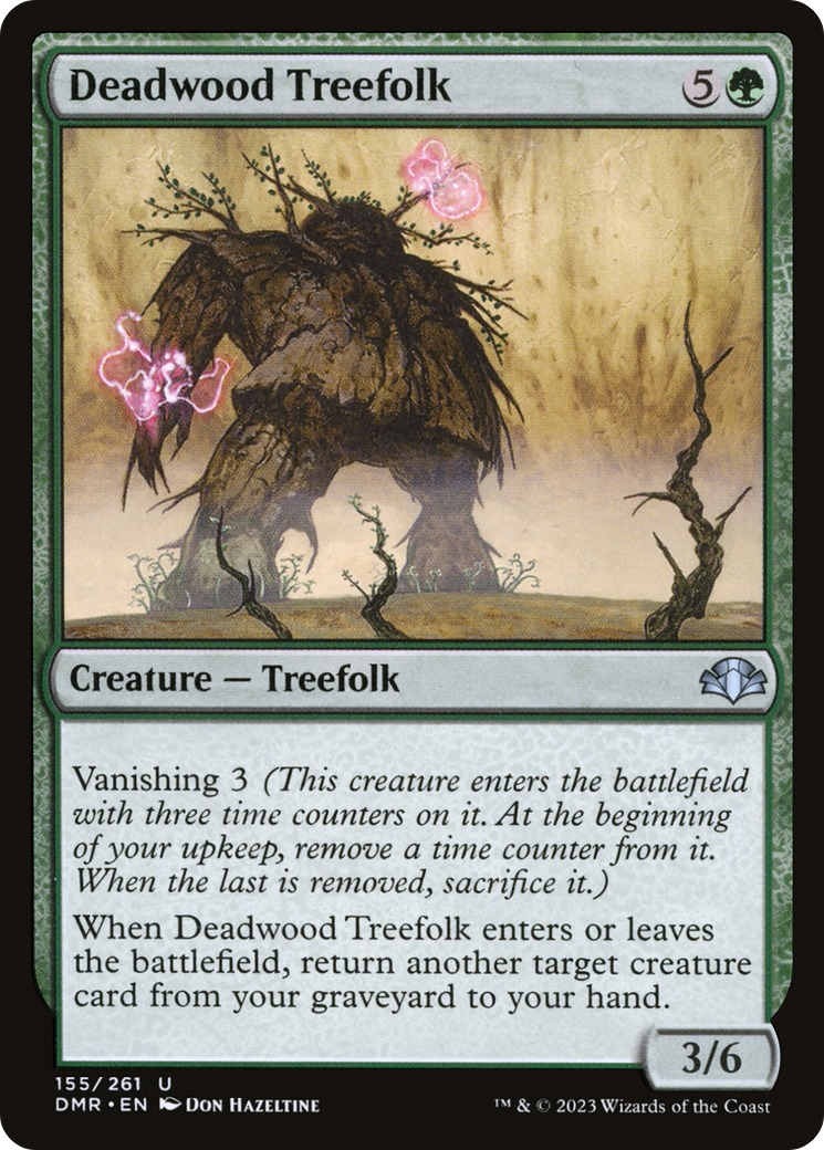Deadwood Treefolk [Dominaria Remastered] Foil