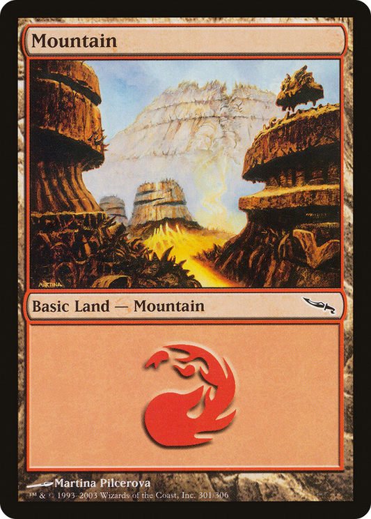 Mountain (301) [Mirrodin]