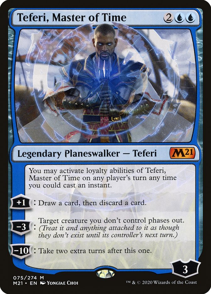 Teferi, Master of Time (075) [Core Set 2021] | Silver Goblin