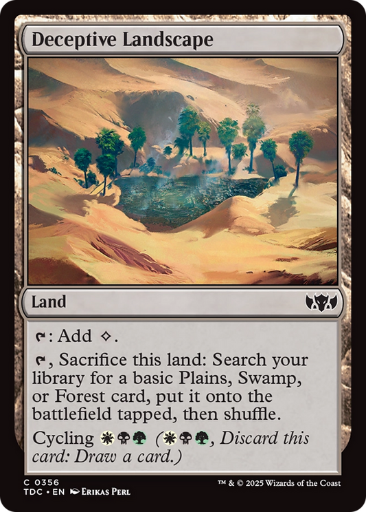 Deceptive Landscape (356) - Commander: Tarkir: Dragonstorm