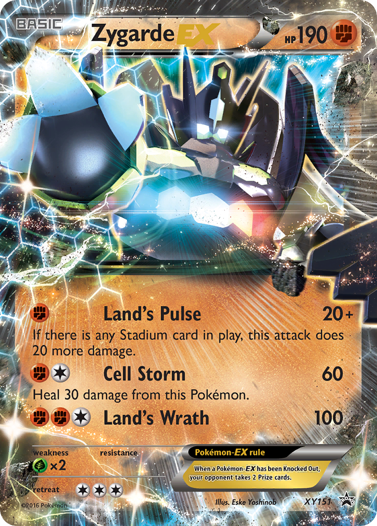 Zygarde EX (XY151) [XY: Black Star Promos] | Silver Goblin