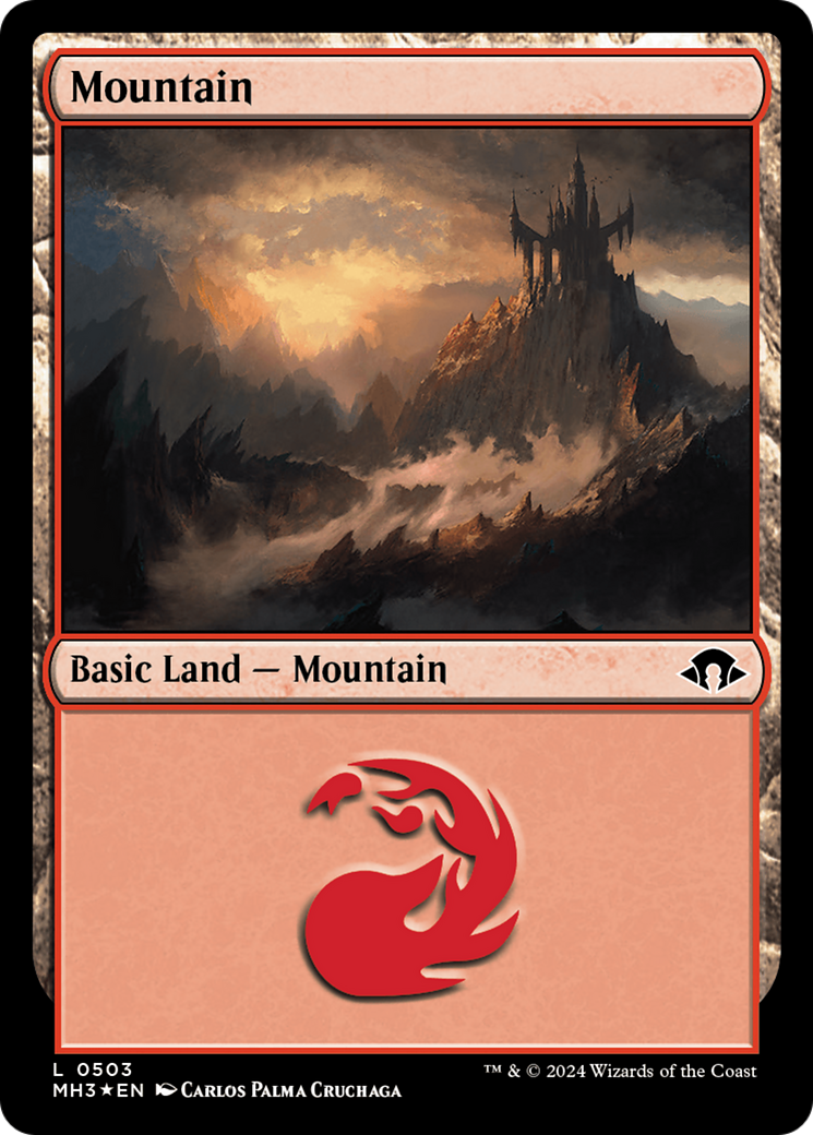 Mountain (0503) (Ripple Foil) [Modern Horizons 3] | Silver Goblin