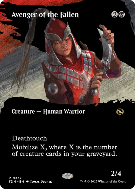 Avenger of the Fallen (Borderless) (337) - Tarkir: Dragonstorm