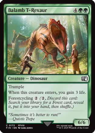 Balamb T-Rexaur (173) - FINAL FANTASY