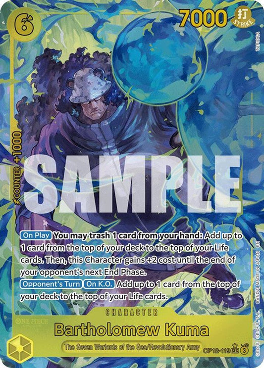 Bartholomew Kuma (Alternate Art) (OP12-119) Foil