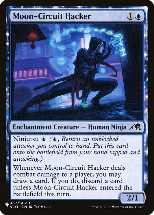 Moon-Circuit Hacker: (enchantment) (NEO-67)