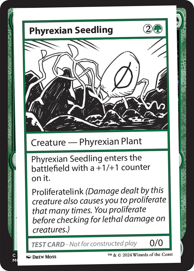 Phyrexian Seedling [Mystery Booster 2 Playtest Cards] | Silver Goblin