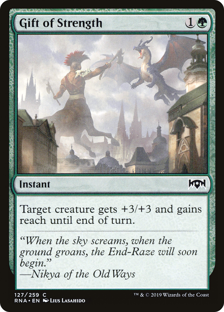 Gift of Strength [Ravnica Allegiance] | Silver Goblin