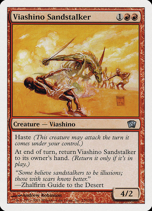 Viashino Sandstalker [Eighth Edition] Foil