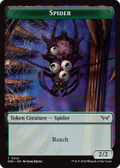 Toy // Spider Double-Sided Token [Duskmourn: House of Horror Tokens] | Silver Goblin