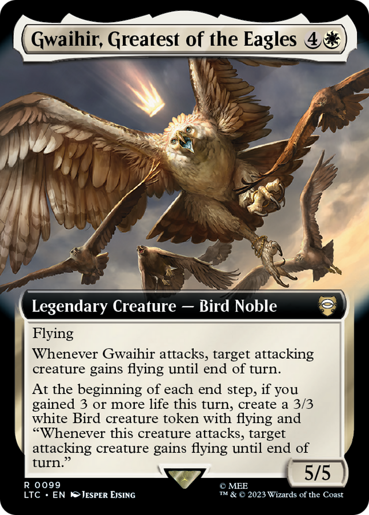 Gwaihir, Greatest of the Eagles (Extended Art) [The Lord of the Rings: Tales of Middle-Earth Commander] | Silver Goblin