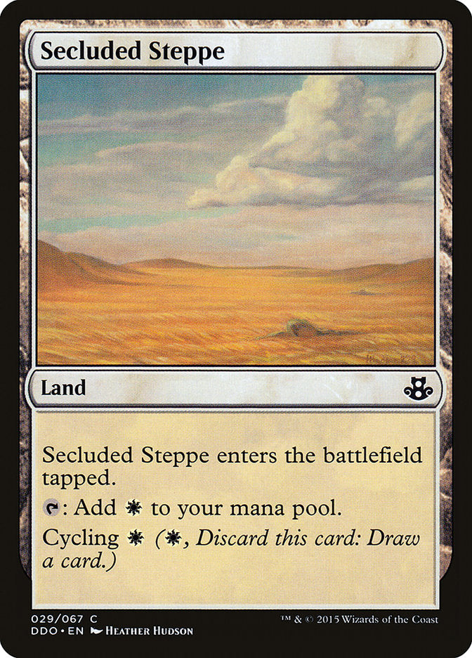 Secluded Steppe [Duel Decks: Elspeth vs. Kiora] | Silver Goblin