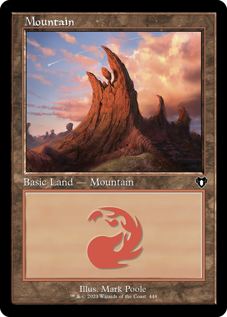 Mountain (448) (Retro) [Commander Masters]