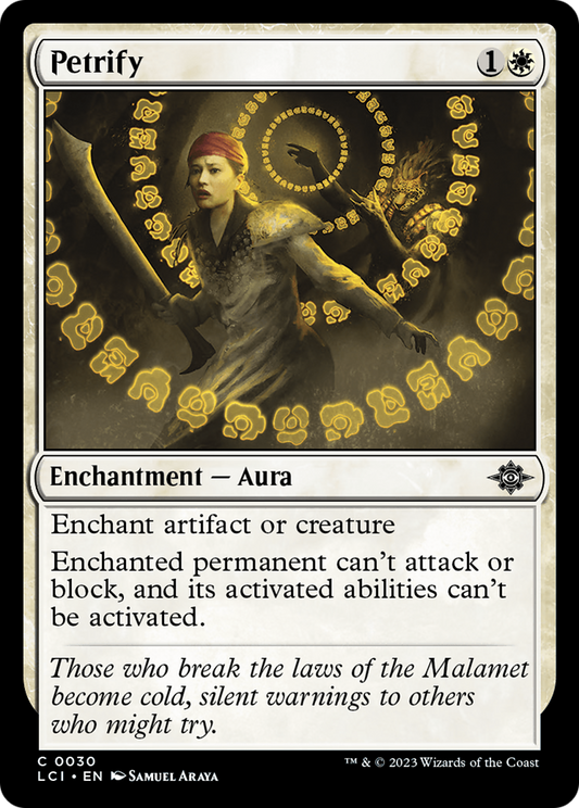 Petrify [The Lost Caverns of Ixalan] Foil