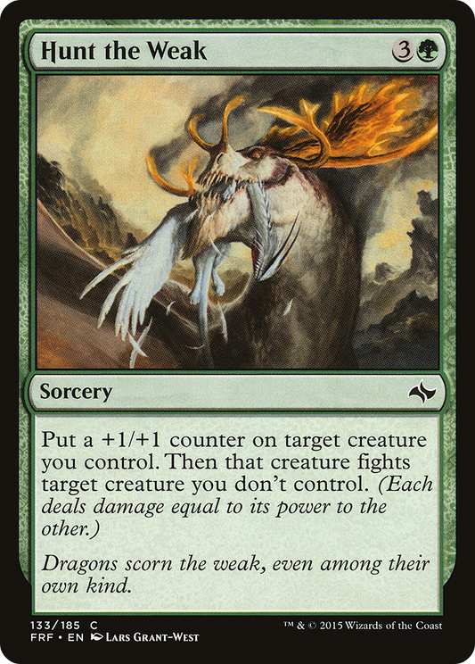 Hunt the Weak [Fate Reforged] Foil