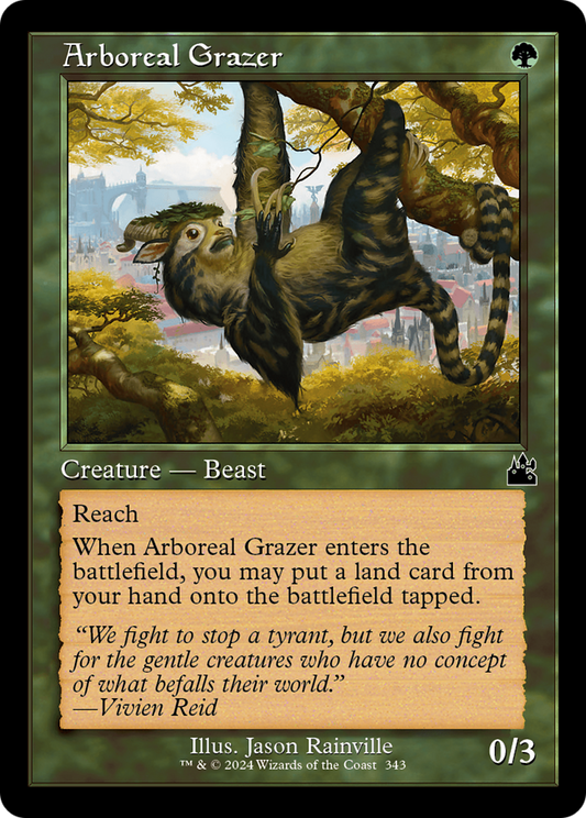 Arboreal Grazer (Retro Frame) [Ravnica Remastered] Foil