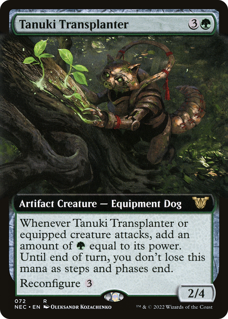 Tanuki Transplanter (Extended Art) [Kamigawa: Neon Dynasty Commander] | Silver Goblin