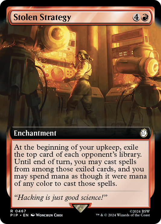 Stolen Strategy (Extended Art) [Fallout] Foil