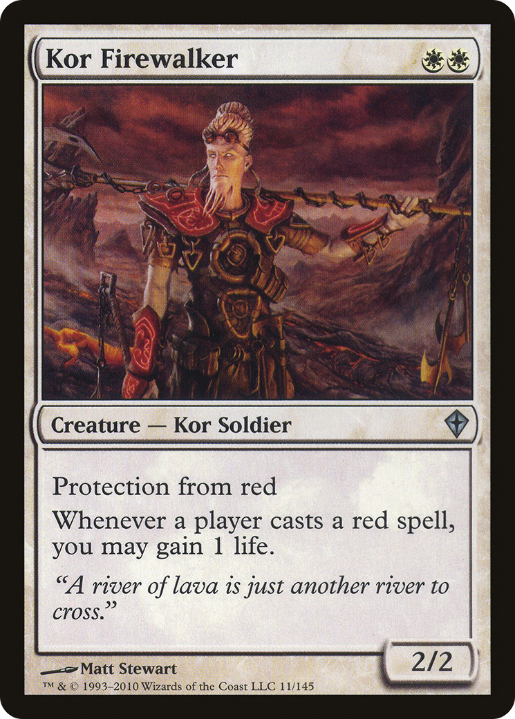 Kor Firewalker [Worldwake] | Silver Goblin