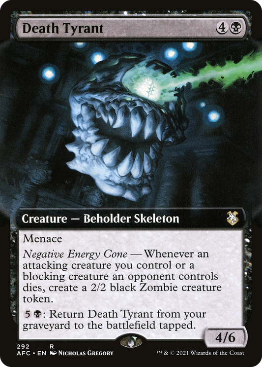 Death Tyrant (Extended Art) [Dungeons & Dragons: Adventures in the Forgotten Realms Commander]