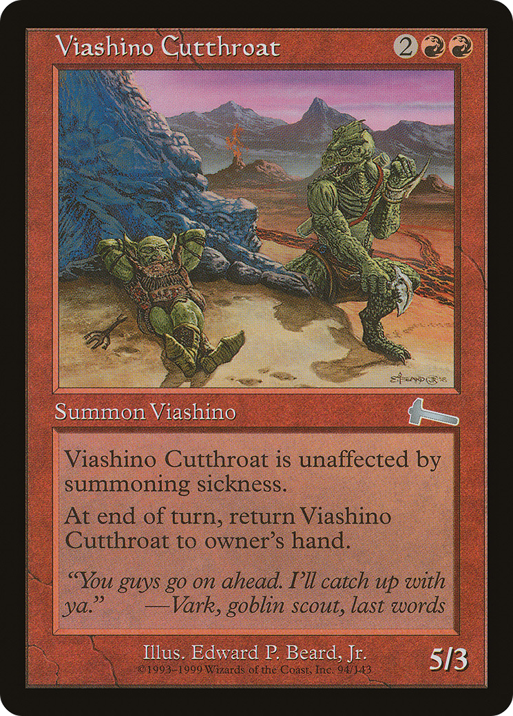 Viashino Cutthroat [Urza's Legacy] Foil