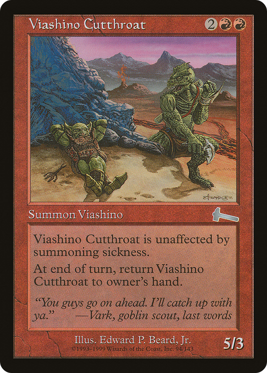 Viashino Cutthroat [Urza's Legacy] Foil