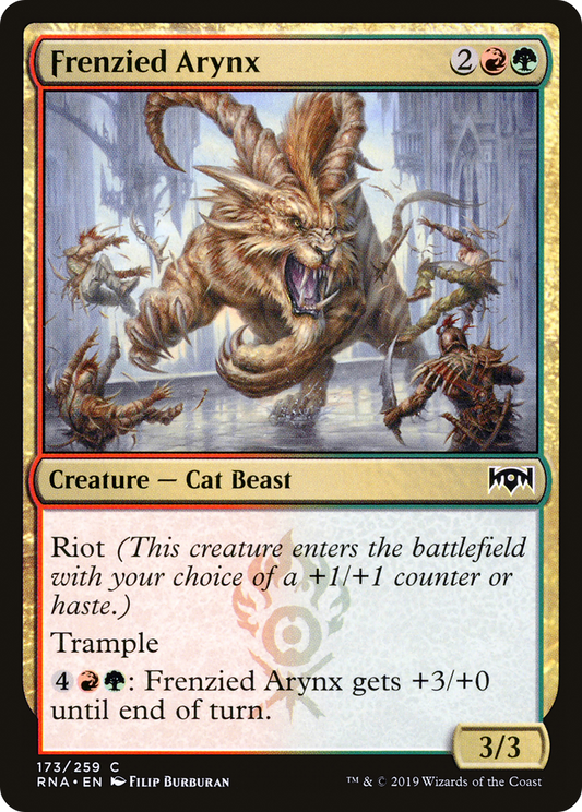 Frenzied Arynx [Ravnica Allegiance] Foil