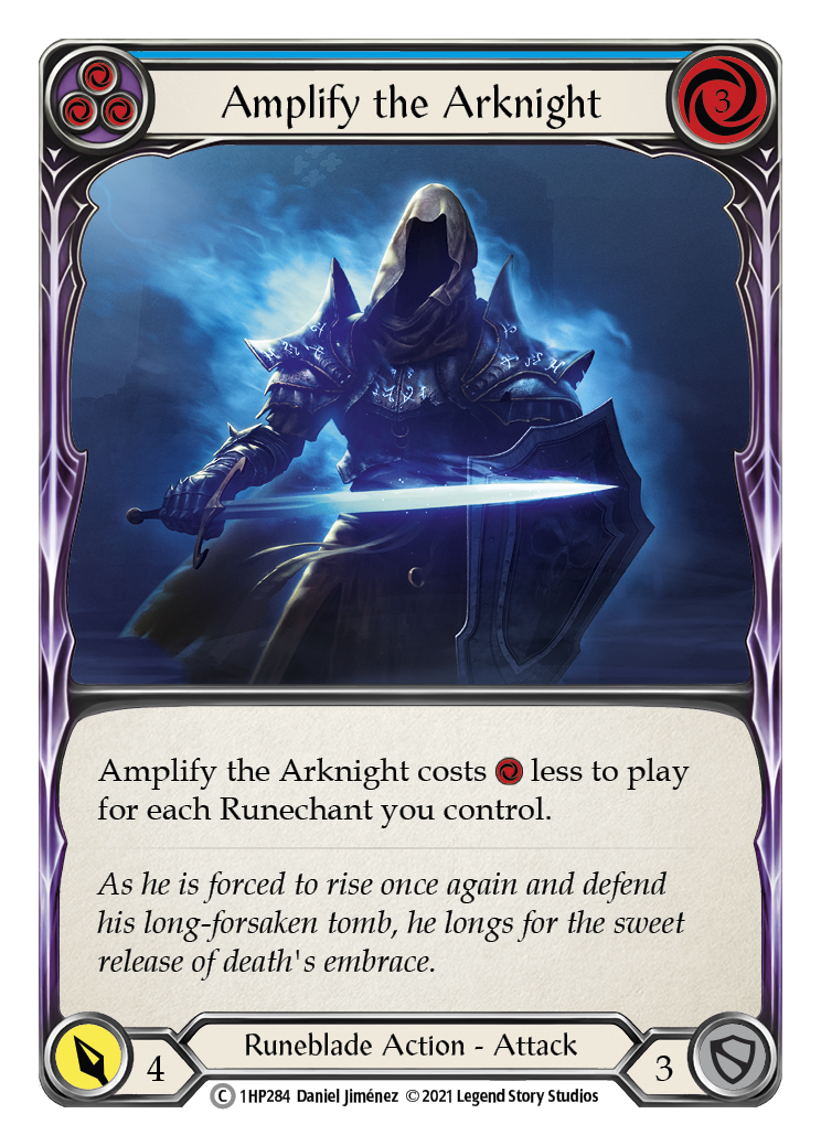 Amplify the Arknight (Blue) [1HP284] (History Pack 1) | Silver Goblin
